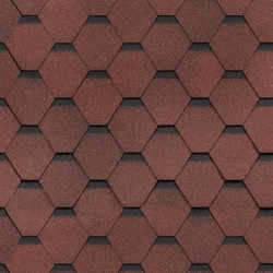 Гибкая черепица Shinglas Ультра Самба (Рубин) 3м.кв.